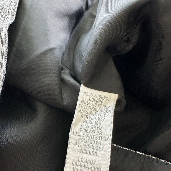 NWT THEIA 2 Metallic Striped Sheath Sleeveless Dress - Picture 13 of 15